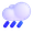 cloud with rain